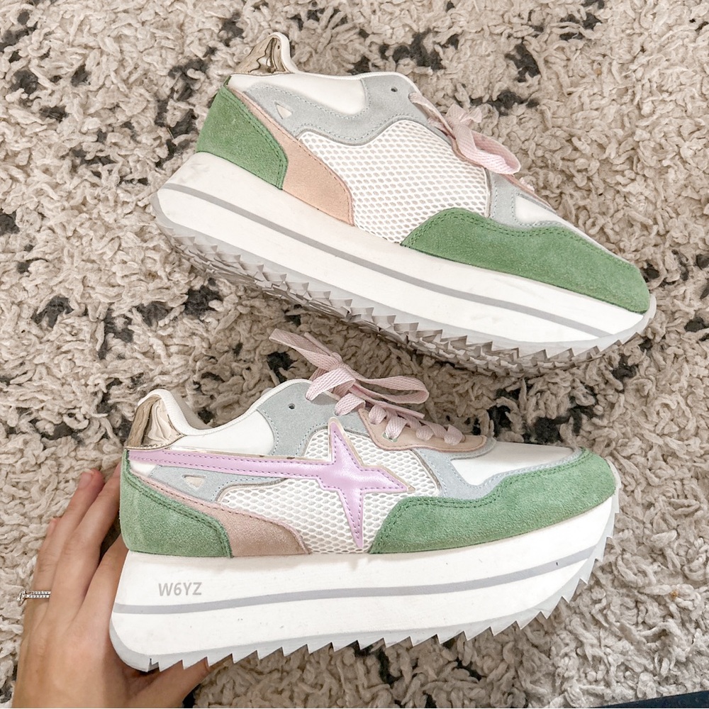 W6YZ Deva W. Colorblock Sneakers | 5.5 - Picture 3 of 12